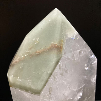 Natural Phantom Quartz Obelisk | Crystal Healing | Home Decor