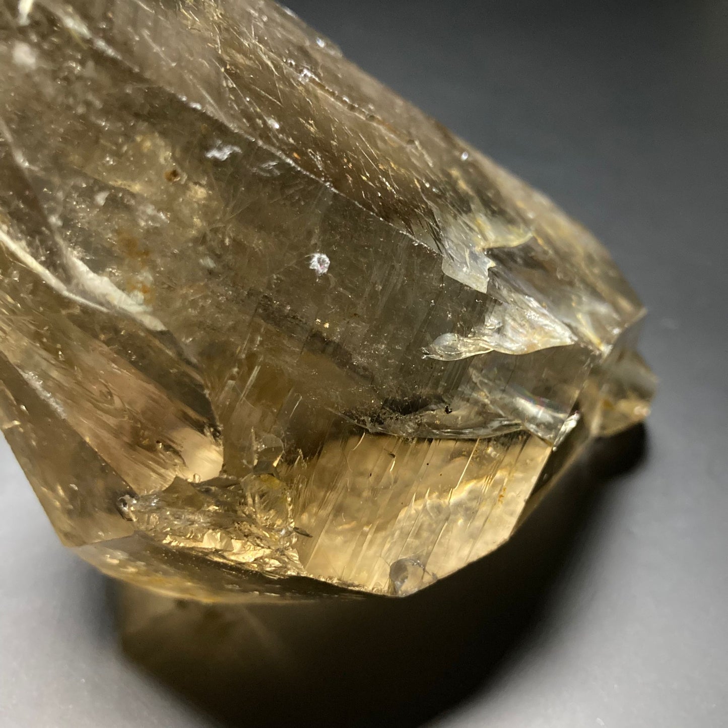 Natural Biterminated Smoky Twin Quartz Crystal | Lemurian Quartz | Rutile Quartz | Crystal Healing | Home Decor | Gemstone