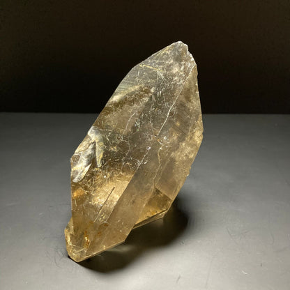 Natural Biterminated Smoky Twin Quartz Crystal | Lemurian Quartz | Rutile Quartz | Crystal Healing | Home Decor | Gemstone