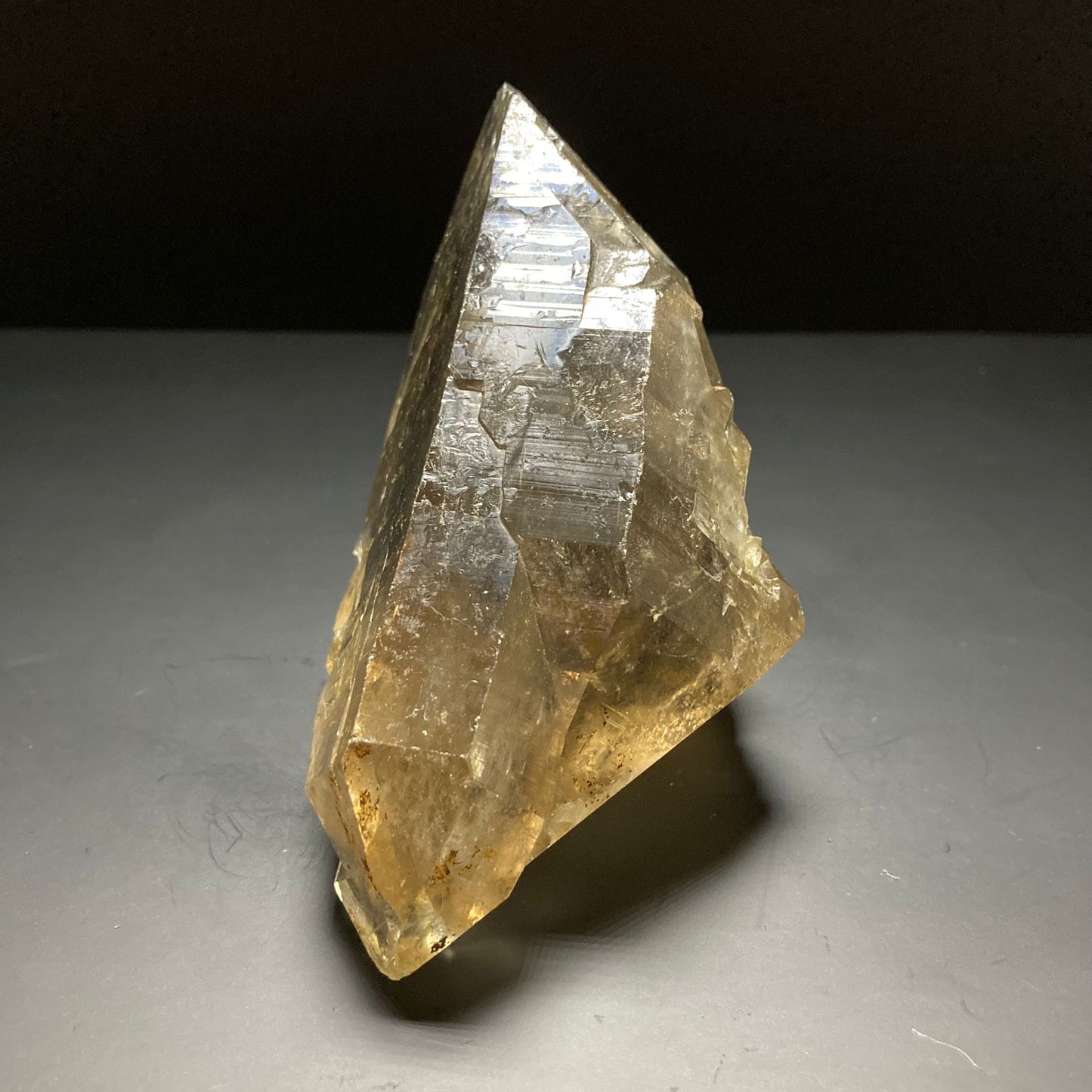 Natural Biterminated Smoky Twin Quartz Crystal | Lemurian Quartz | Rutile Quartz | Crystal Healing | Home Decor | Gemstone